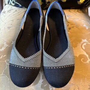 Rothy's Black and Blue Women's Flats size 9